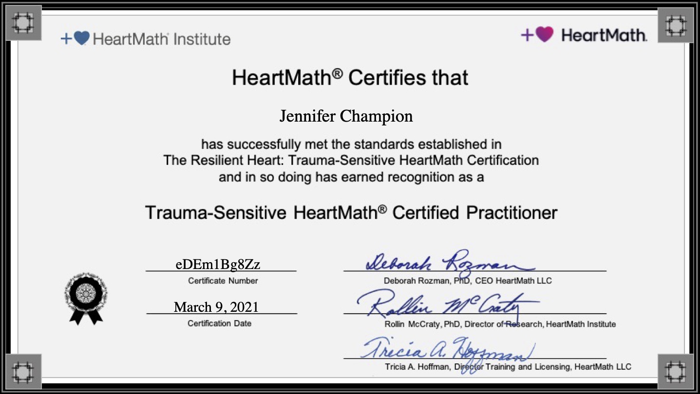 The Resilient Heart_The Resilient Heart - HeartMath Certificate